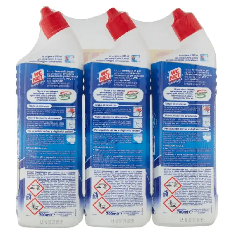 Wc Net Detergent Wc Gel Ocean Fresh 3 x 700 ml Bax 6 buc.